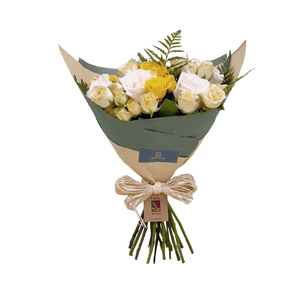 Ramo Rosas & Mini Rosas con Helecho