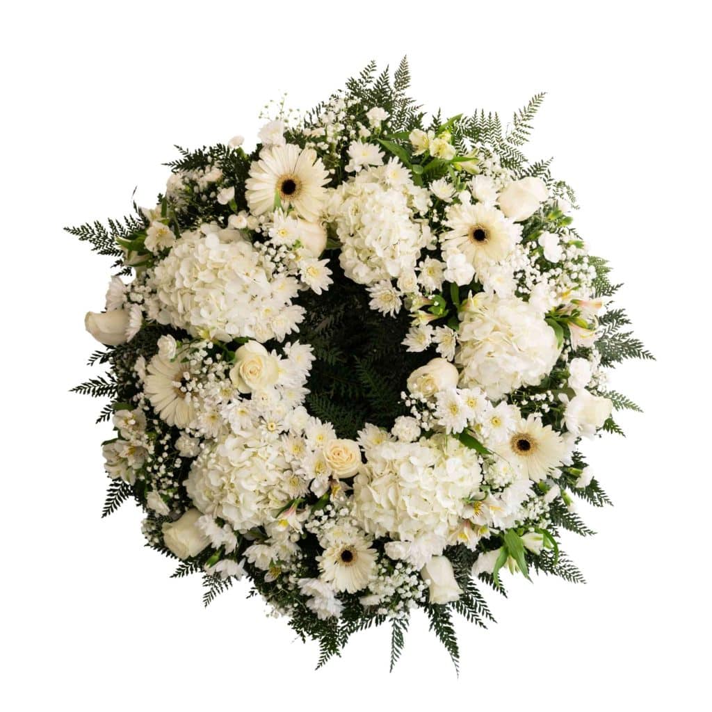 Corona de Flores Blanca