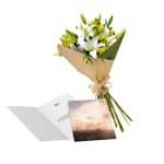 Pack Ramo Lilium con Alstroemerias Amarillas + Tarjeta Condolencias