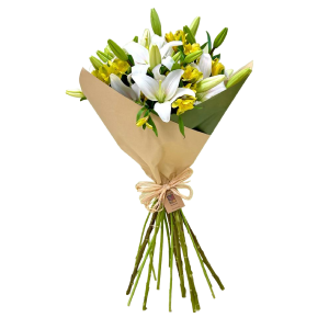 Ramo Lilium con Alstroemerias Amarillas