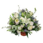 Cesta de Flores Blancas