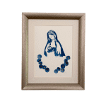 Ilustración Virgen de la Ternura y el Consuelo Maternal: Un Abrazo de Esperanza