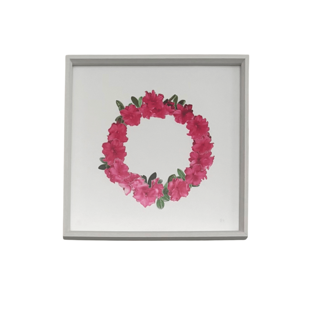 Ilustración Corona Eterna de Azaleas: Regalo de Recuerdo Permanente y Consuelo Ilustración Corona Eterna de Azaleas: Regalo de Recuerdo Permanente y Consuelo