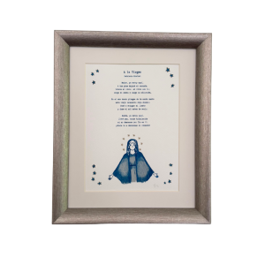 Ilustración La Virgen de la Mistral: Poema de Consuelo de Gabriela Mistral