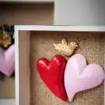 Cuadro Dúo Luz de Amor (22 cm): Dos Corazones, Un Vínculo Inmutable