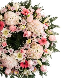 Corona de Flores Pastel 2