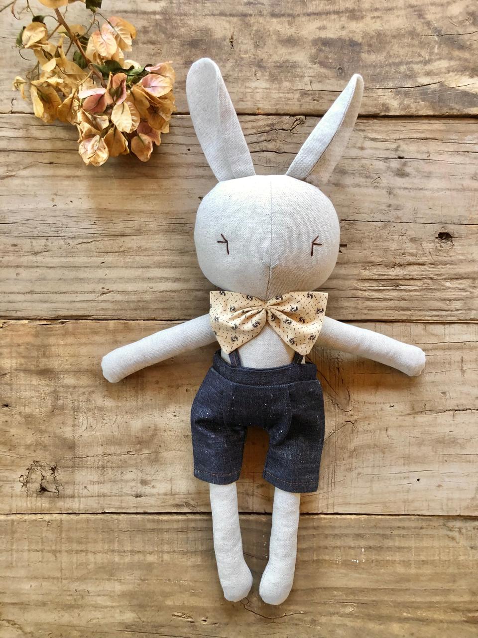 Encantador Conejo de Apego Artesanal (50 cm)