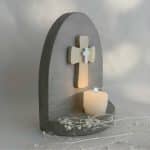 Altar Cruz de Madera. Santuario, Regalo, Duelo, Condolencias