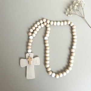 Rosario Cruz de Madera