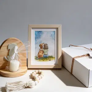 Box Rincón de Oración Perrito Madera