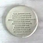 Medalla Colgante Espíritu Santo Cerámica Verde Agua - Imagen 2