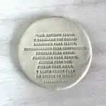 Medalla Colgante Siete Dones Cerámica Verde Agua - Imagen 3