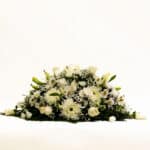 Cojín Floral de Condolencias Blanco